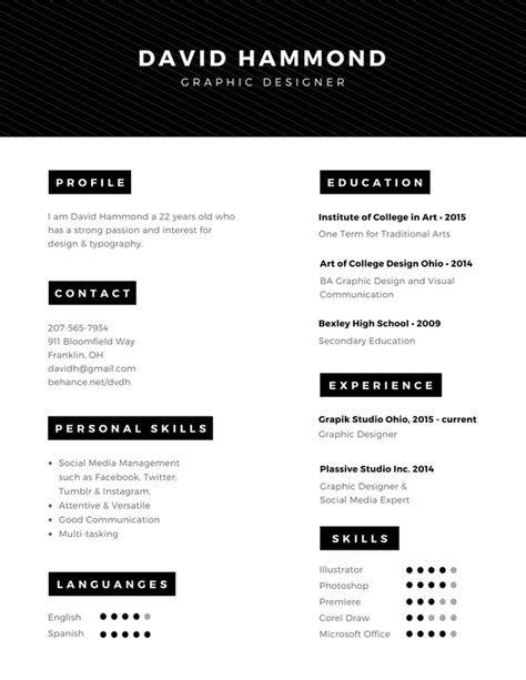 Free Online Resume Builder Design Custom Resumes In Canva