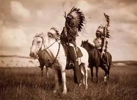 Native American Warrior On Horse