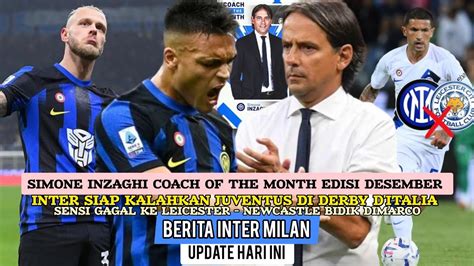 Inzaghi Terbaik Januari Siap Bantai Juve Sensi Gagal Hengkang