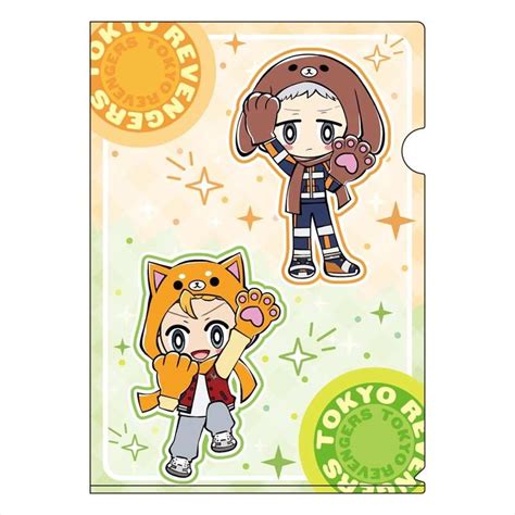 Tokyo Revengers Toybii Mokomimi A4 Clear File Takemichi Mitsuya