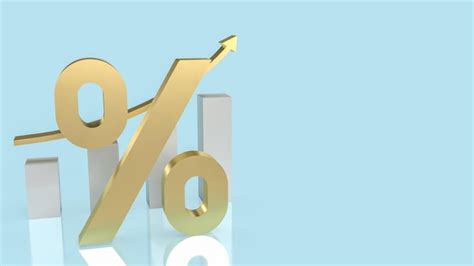 Premium Photo The Percent Symbol For Interest Rate Or Tax Concept 3d