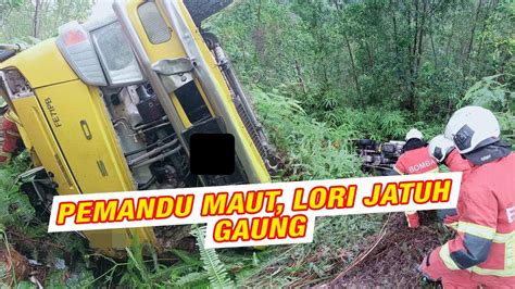 LORI TANGKI TERBABAS JATUH GAUNG PEMANDU MAUT YouTube