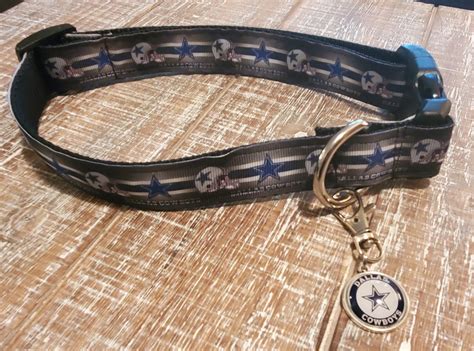 Dallas Cowboys Football Collar Large | Etsy