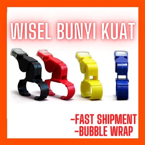 WISEL TIUP BUNYI KUAT WHISTLE WISEL FOX 40 CLASSIC HAND GRIP FINGER