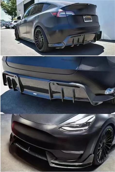 Bodykit Serat Karbon Baru Kedatangan Untuk Tesla Model Y Rok