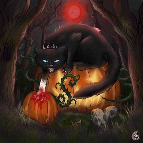 Spooky Scary Scourge (art by me!) : r/WarriorCats