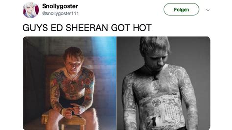 Ed Sheeran Ist Sexy Geworden Twitter Nutzerin Steht Damit Ziemlich