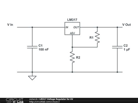 LM317 Voltage Regulator For 6V CircuitLab