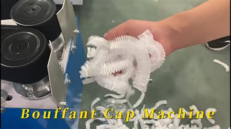 Automatic Pe Non Woven Bouffant Cap Making Machine Shower Cap Machine