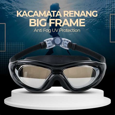 Jual Ruihe Kacamata Renang Big Frame Anti Fog Uv Protection