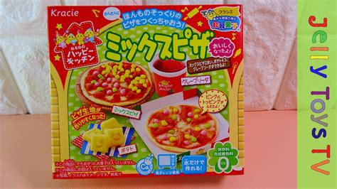 Japanese Diy Candy Kit Popin Cookin Kracie Happy Kitchen Mixed Pizza