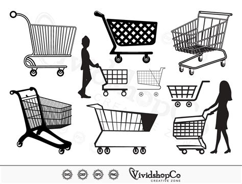 Full Shopping Cart Silhouette