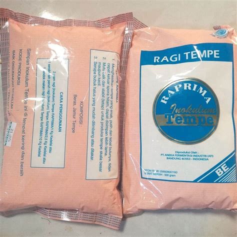 Raprima 500gr Tempeh Starter Indonesia Organic Ragi Tempe Yeast