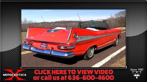 1959 Plymouth Sport Fury Convertible Sold Youtube