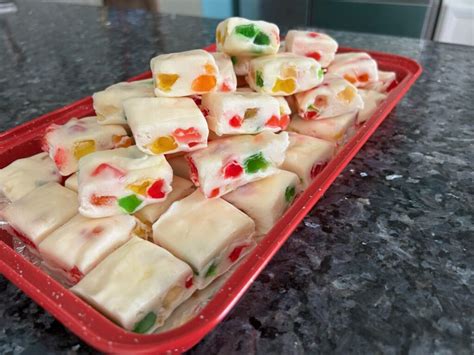 Old Fashioned Jelly Nougat Candy Out Of The Box Baking