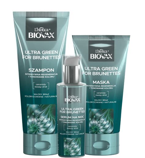 Biovax Ultra Green For Brunettes Serum Na Noc 100ml Sklep Cocolita