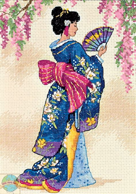 Geisha 14 Cross Stitch Kits Counted Cross Stitch Kits Cross Stitch Kit