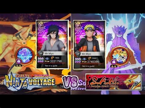 NxB NV SAM No 64 Naruto And Sasuke TFS With Old Ultimate MAX LVL