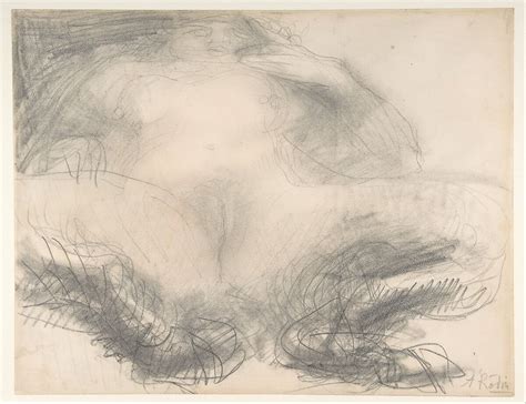 Auguste Rodin Study Of A Nude Female Figure Satyress The