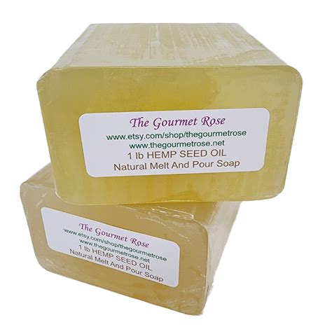 2 Lb Hemp Seed Oil Melt And Pour Soap 100 All Natural Pure Olive Oil