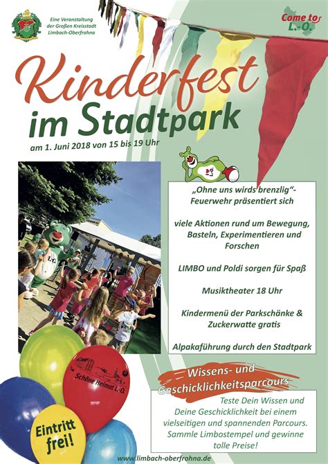 Auf Zum Kinderfest Im Stadtpark Stelli Org