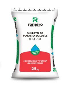 SULFATO DE POTASIO SOLUBLE Romero Fertilizantes