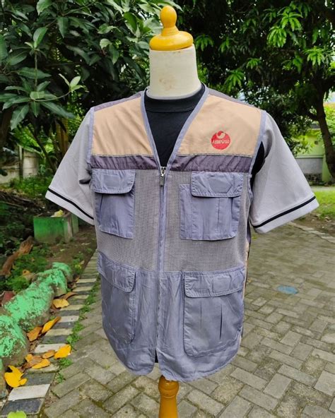 Rompi Utility Safety Tactical Vest Fesyen Pria Pakaian Baju Luaran