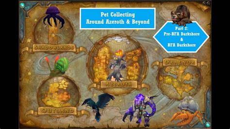 Pet Collecting Around Azeroth Beyond Part 2 Darkshore YouTube