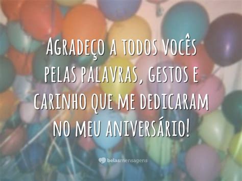 Frases de Agradecimento de aniversário Belas Mensagens