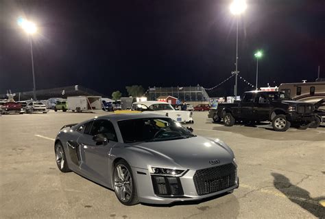 Stock 2017 Audi R8 V10 plus 1/4 mile trap speeds 0-60 - DragTimes.com