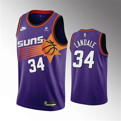 Men Phoenix Suns 2022 23 Classic Edition Purple 34 Jock Landale