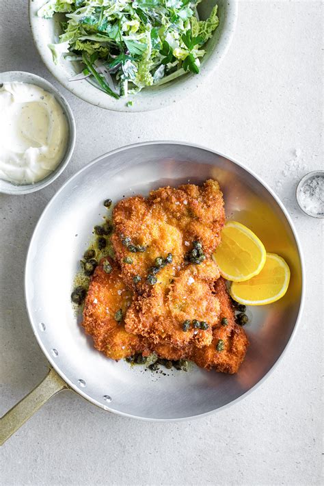 Chicken Schnitzel With Herb Salad — The Hungry Cook