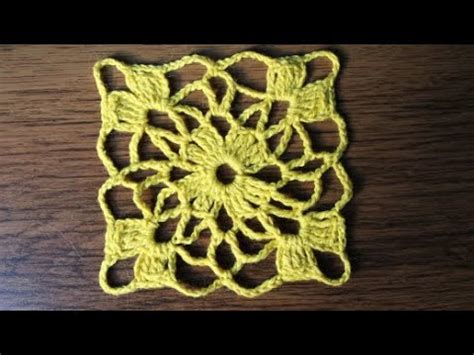 kwadrat na szydełku wzór 7 crochet square YouTube