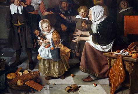 Feast Of St Nicholas Detail Jan Steen A Master Visual Storyteller