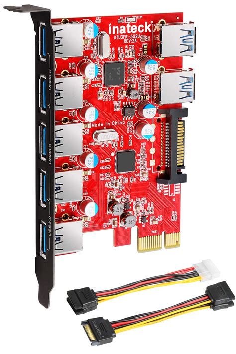 Inateck Superspeed Ports Pci E To Usb Expansion Card Interface