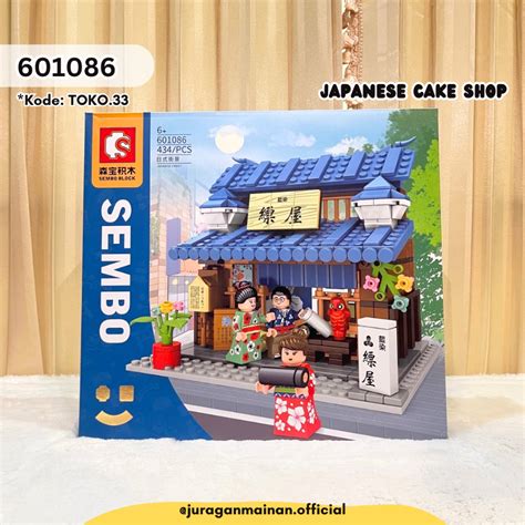 Jual Sembo Block Street View Series Japanese Shop Series Bricks