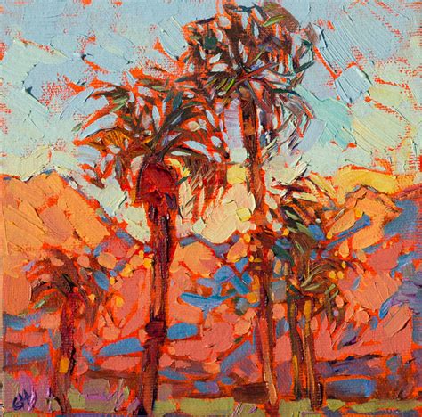 Palm Desert - Contemporary Impressionism Paintings by Erin Hanson