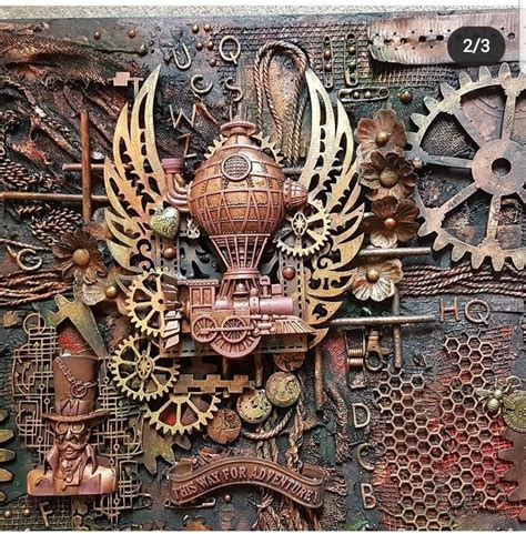 Steampunk Mixed Media Art Work Steampunk Mixed Media Art Steampunk