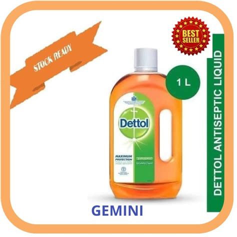 Jual Dettol Liquid Antiseptik Cair 1000 ML Import Singapore