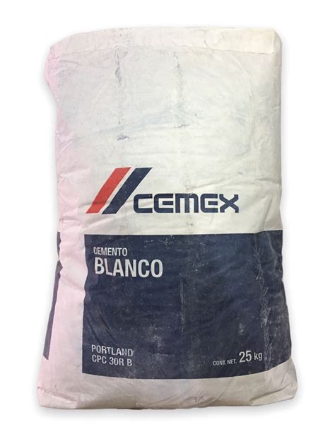 CEMENTO BLANCO BULTO CON 25 KG Barata Del Valle