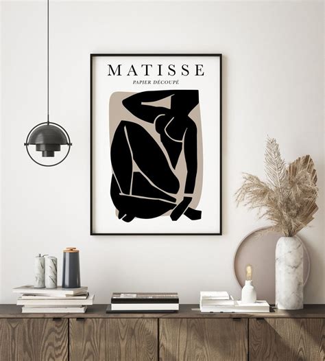 Plakat HOG STUDIO Black Matisse A4 21x29 7 Cm Hog Studio Sklep