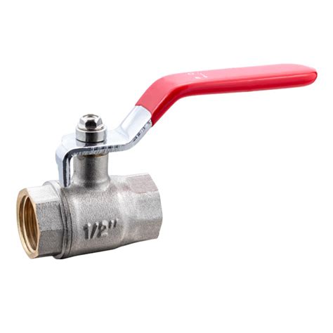 Mm Female And Female Bsp Thread Nickel Plated Brass Ball Valve