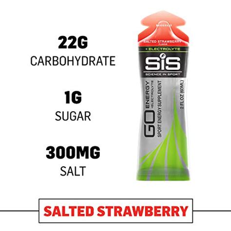 SIS Electrolyte Energy Gels 22g Fast Acting Carbohydrates Performance