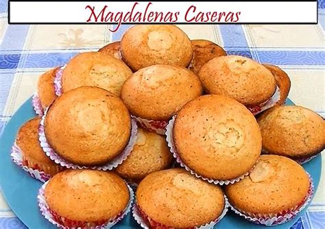 Magdalenas Caseras Esponjosas Receta De Cocina En Familia Cookpad