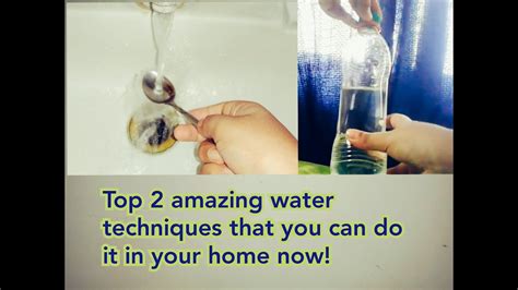 Top 2 Amazing Water Tricks That You Can Do It In Your Home Now Very