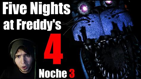 FIVE NIGHTS AT FREDDY S 4 NOCHE 3 FINAL ÉPICO En español GUÍA