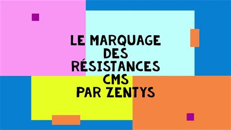 Le marquage des résistances cms YouTube