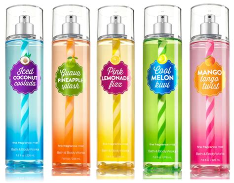 Bath And Body Works Sweet Summer Drinks Fragrance Collection Musings Of