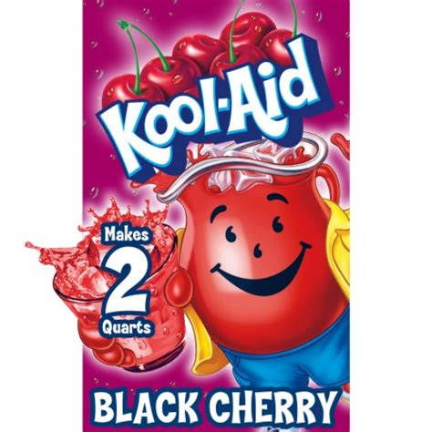 Kool Aid Zero Sugar Black Cherry Drink Mix Packet 1 Packet Kroger