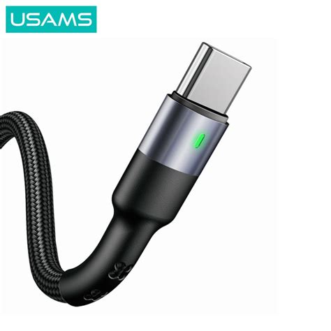 Jual Usams U Kabel Data Type C Fast Charging Led Indikator Original